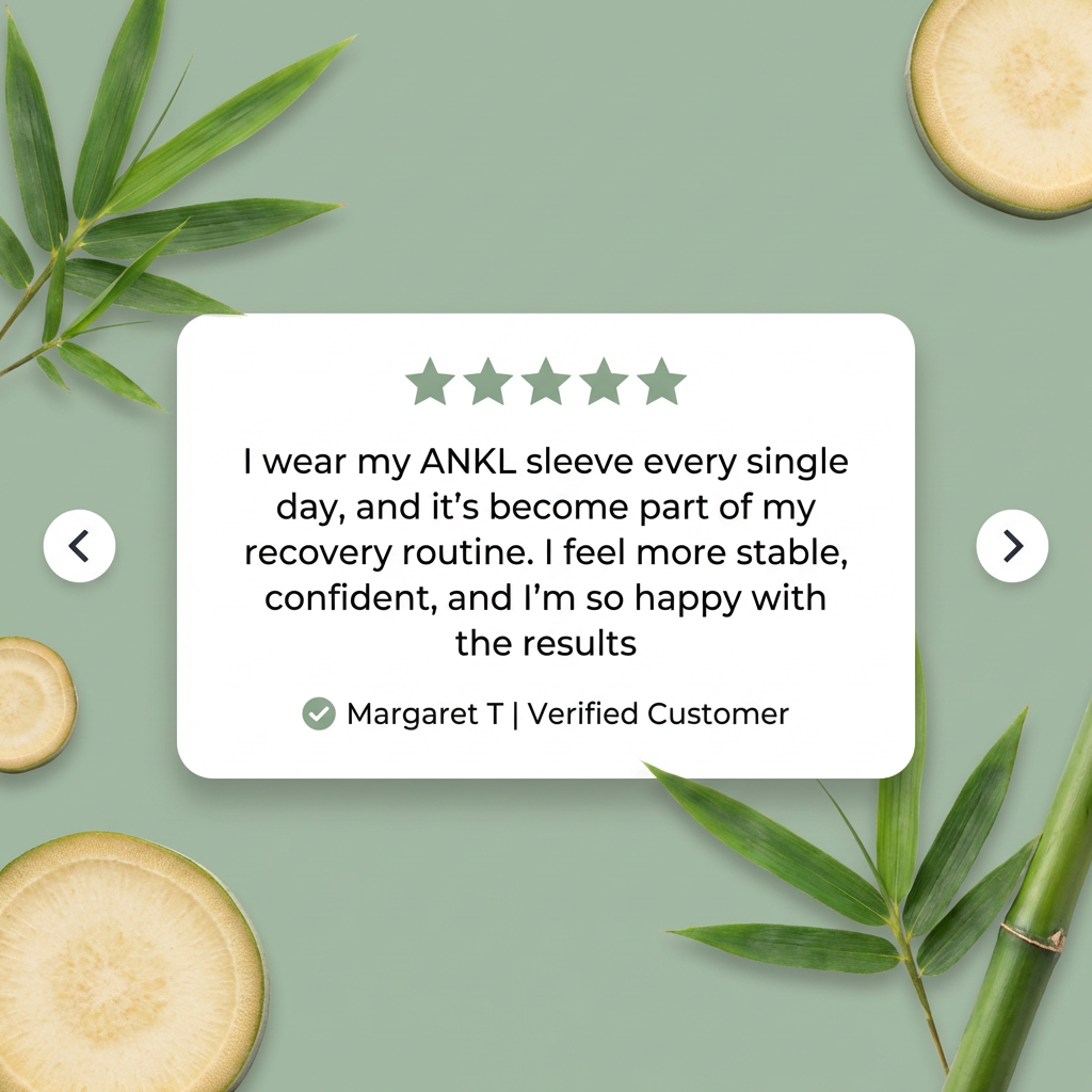 Premium Bamboo Ankle Support