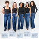 TRYLOOME Light Wash Wide-Leg Jeans